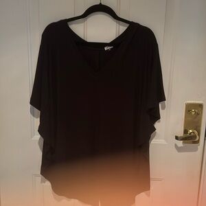 JUDE BLACK TOP OVERSIZED SIZE M